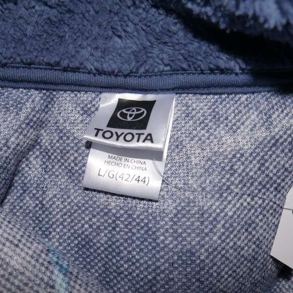 Official Toyota Men's Scenic Print Fleece 1/4 Zip Jacket Size S-3XL Big Blue Sky - Picture 10 of 13